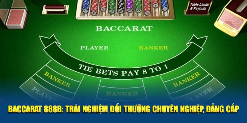 Baccarat 888B cung cấp nhiều phiên bản mang đến tùy chọn tối ưu cho bet thủ