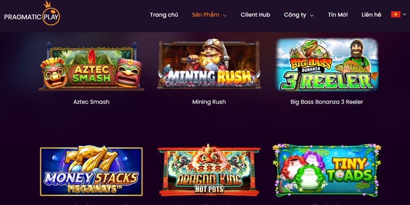 Nổ hũ Pragmatic Play với danh tiếng toàn cầu và kho trò chơi slot chất lượng cao